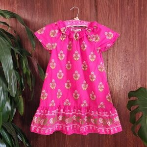 Mini Boden Summer Cotton Ruffle Floral Dress 8-9Y